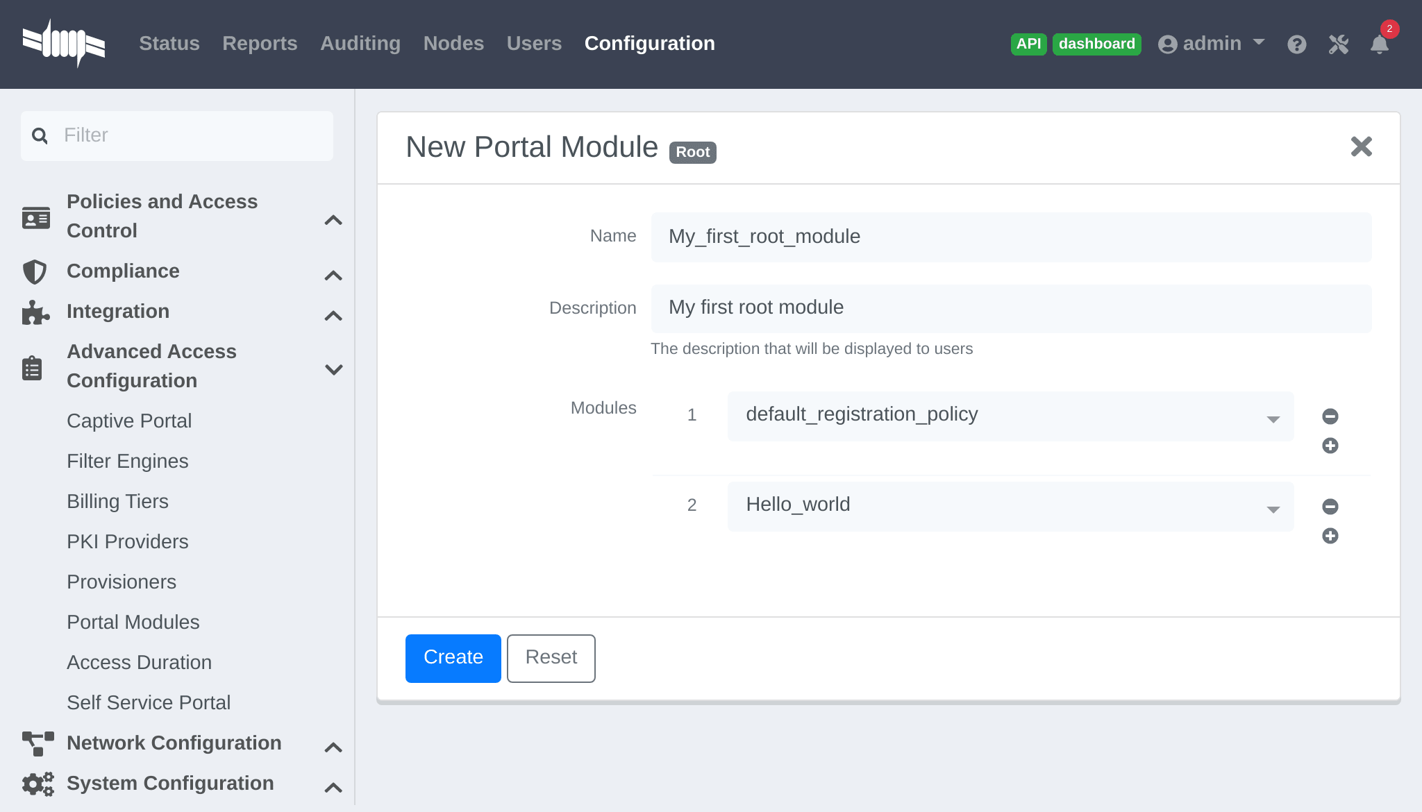 Hello World in my_first_root_module